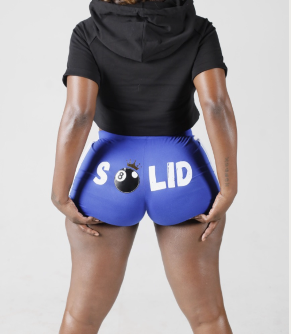 Lounge Wear Shorts - Solid - Blue